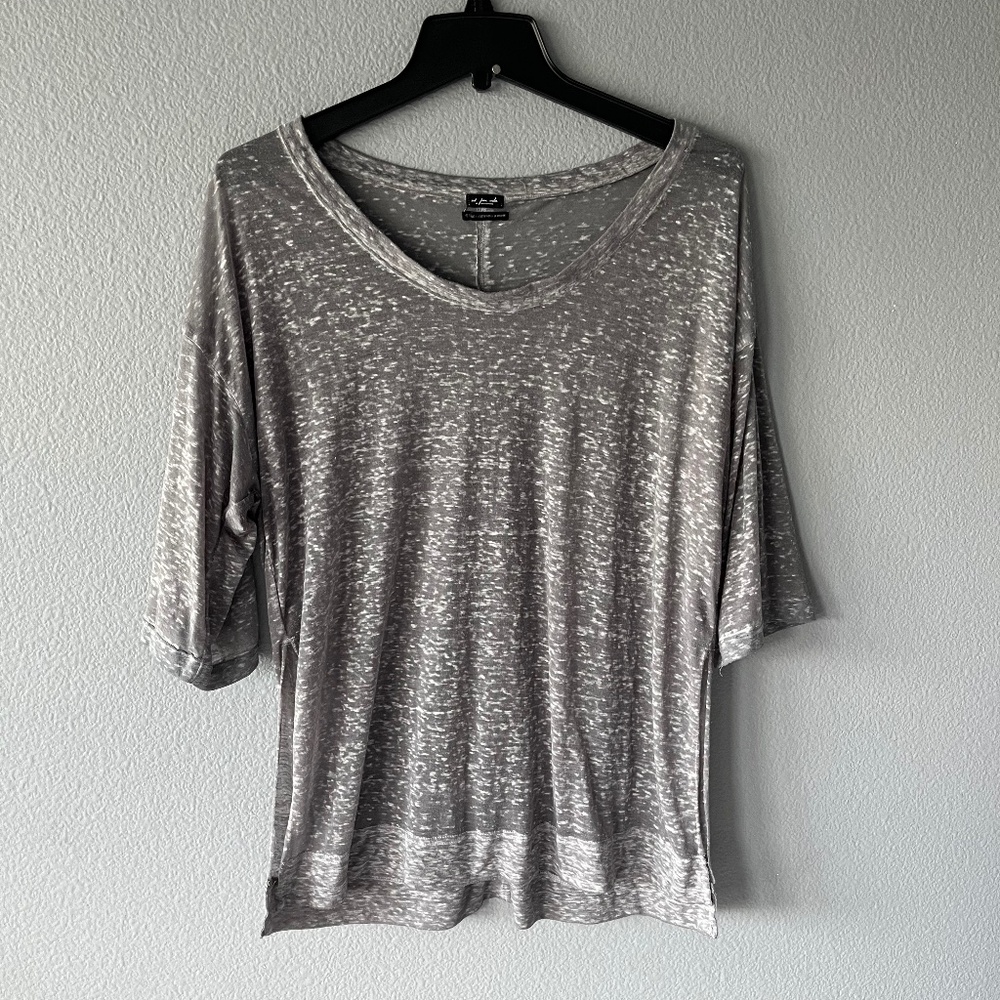 Out from Under-Sheer Grey Top